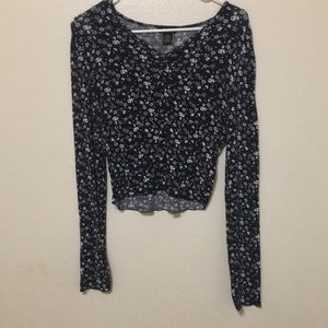 Floral cropped top